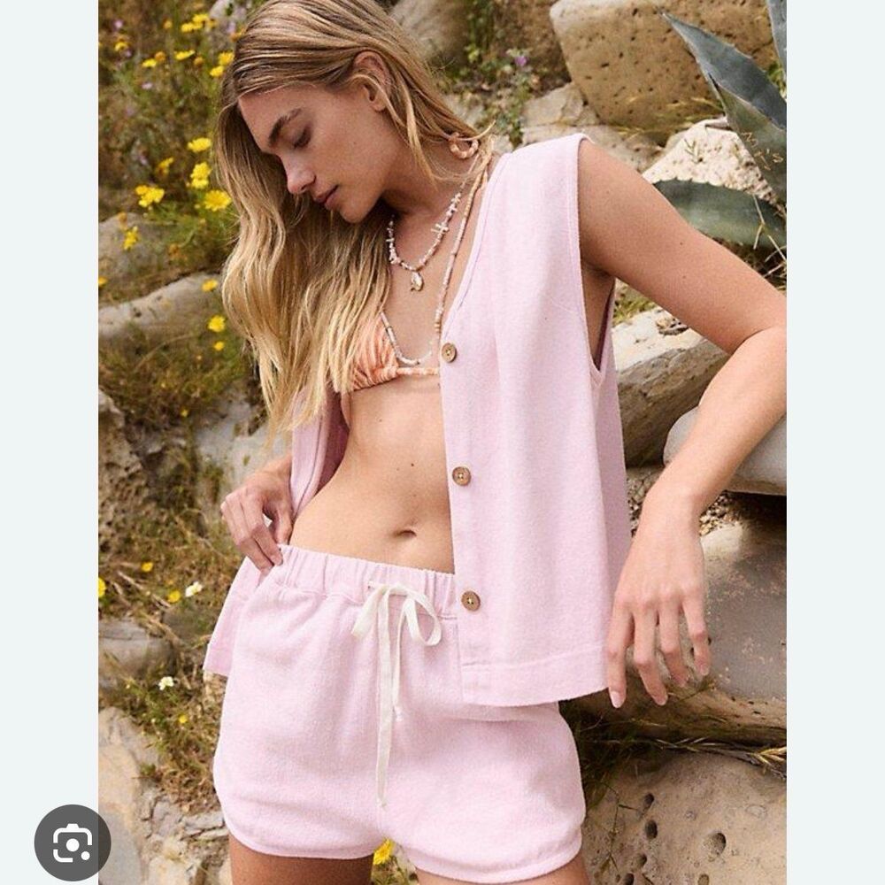 NWT Free People So Fresh Vest Set